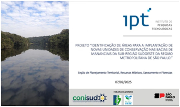 CONISUD, IPT e EQUIPES DE MEIO AMBIENTE REUNEM-SE SOBRE O NOVO PROJETO DO FEHIDRO