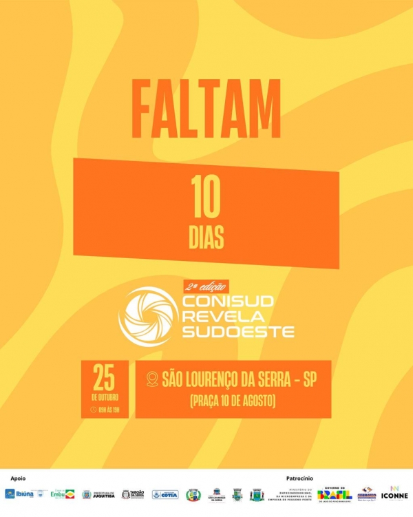 Contagem regressiva iniciada!