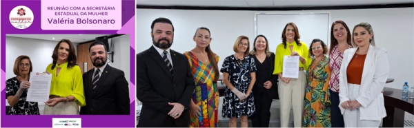 CONISUD E RNCP COM VALÉRIA BOLSONARO – SECRETÁRIA ESTAUAL DA MULHER