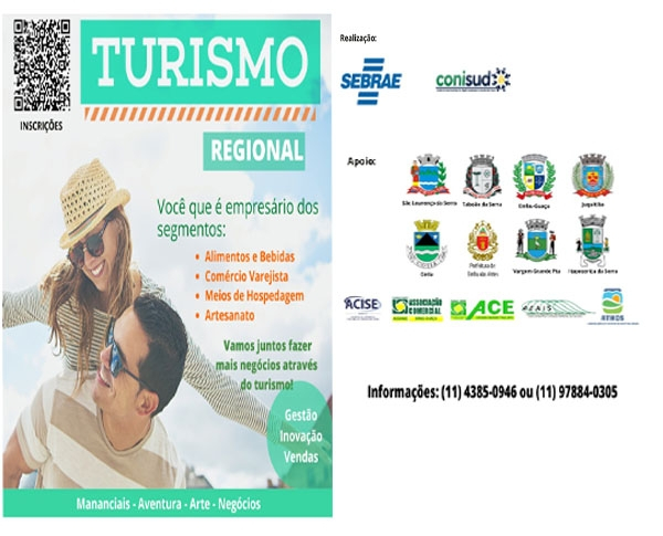 Sebrae e Conisud pelo Turismo Regional