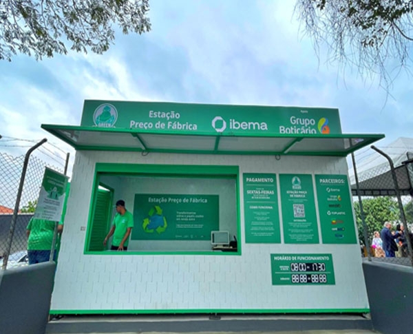 INAUGURADA A ESTA&Ccedil;&Atilde;O PRE&Ccedil;O DE F&Aacute;BRICA &ndash; CONISUD EM APOIO &Agrave; ECONOMIA CIRCULAR