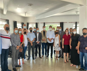 CONISUD RECEBE A ILUSTRE VISITA DO PREFEITO DE TABO&Atilde;O DA SERRA, JOS&Eacute; APRIGIO E VEREADORES EM SUA SEDE