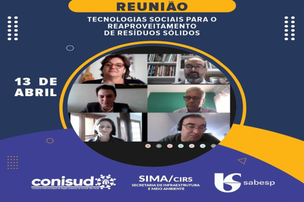 SIMA E SABESP DISCUTEM TECNOLOGIAS SOCIAIS PARA O REAPROVEITAMENTO DE RES&Iacute;DUOS S&Oacute;LIDOS