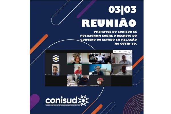 PREFEITOS DO CONISUD SE POSICIONAM SOBRE O DECRETO DO GORVENO DO ESTADO EM RELA&Ccedil;&Atilde;O AO COVID-19.